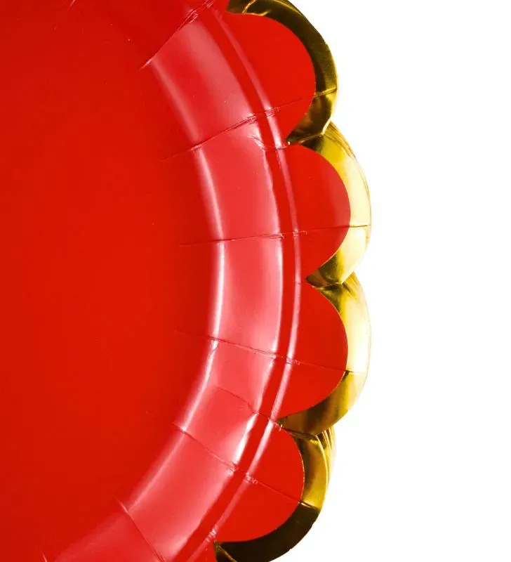 Platos de cartón para fiesta – pack 10 piezas 23 cm