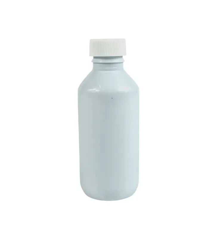 Botella de PET Blanca 120ml R-24 con Tapa Estriada – Plastika LB1C002