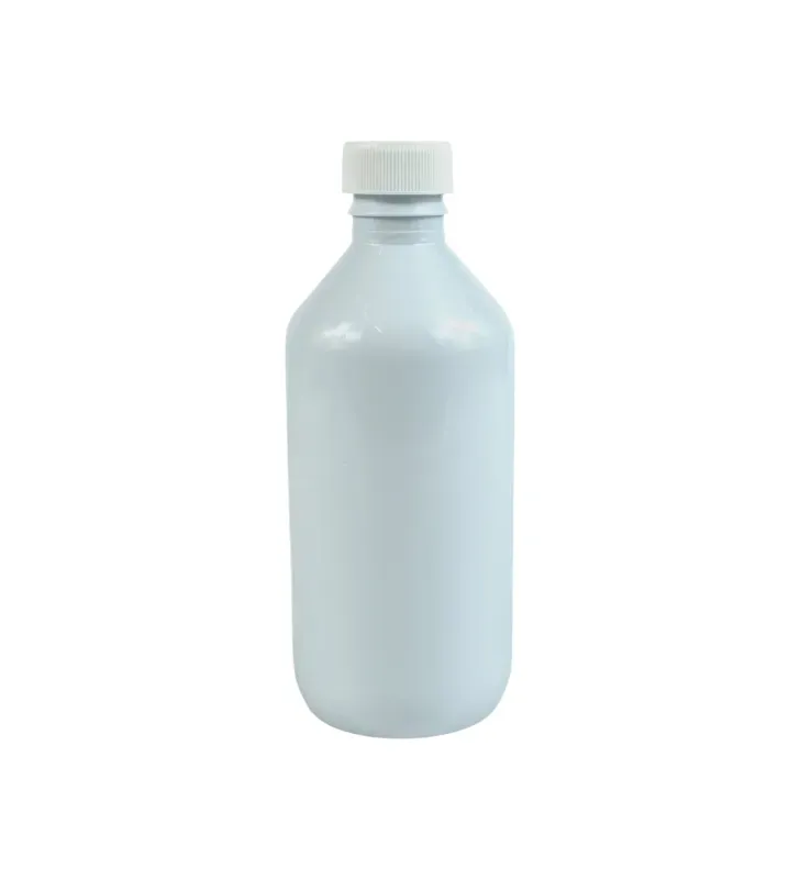 Botella de PET Blanca 240ml R-24 con Tapa Estriada – Plastika LB1A011