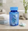 Tarro Pastillero de PET Azul 150g de Seguridad – Plastika LT1A004
