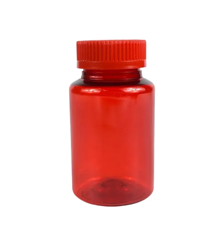 Tarro Pastillero de PET Rojo 150g de Seguridad R-38-400 – Plastika LT1E008