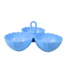 Salsera Triple Fiesta Azul con Asa Yuliana – MX-173P
