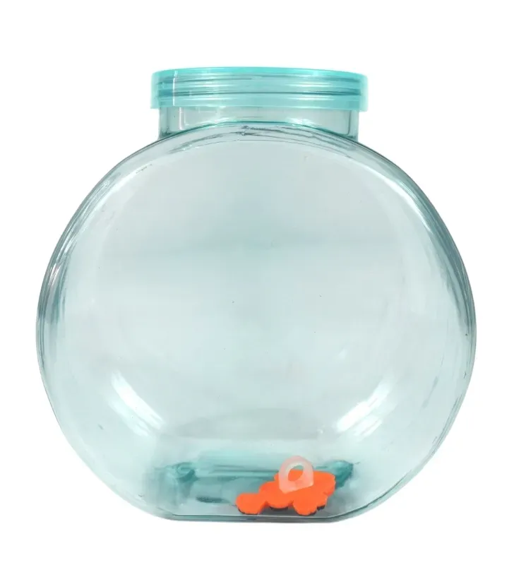 Cilindro Aqua Drinks Vaso Pecera 1.2L con Popote Yuliana – MX-566