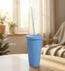 Vaso Sirena de Plástico 26oz con Tapa y Popote Yuliana – MX-726
