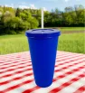 Vaso Sirena de Plástico 26oz con Tapa y Popote Yuliana – MX-726
