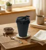 Vaso Capuchino de Plástico 16oz con Tapa Sin Derrames Yuliana – MX-616