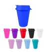 Vaso Capuchino de Plástico 16oz con Tapa Sin Derrames Yuliana – MX-616