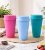 Vaso Capuchino de Plástico 26oz con Tapa Sin Derrames Yuliana – MX-626