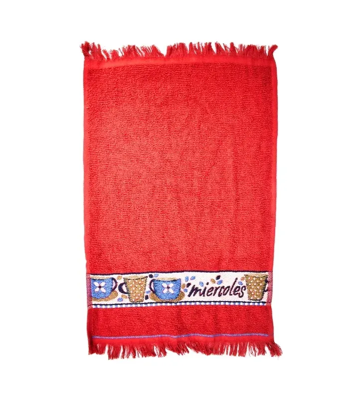 Toalla de Cocina París Impresa Roja 35x50cm Grupo Textil 3000