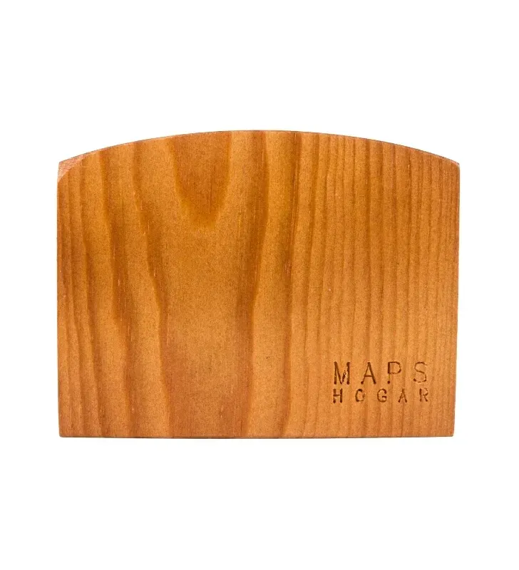 Servilletero Mendoza de Madera Natural Maps Hogar – MHO-0051