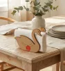 Servilletero Cisne de Madera Natural Maps Hogar – MHO-0060