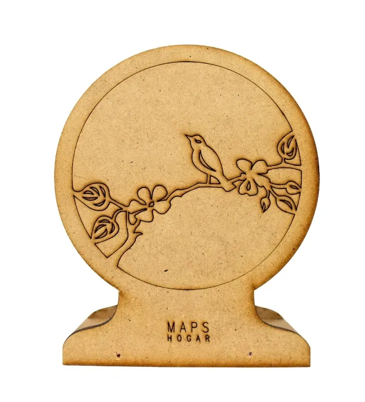 Servilletero Pájaros de Madera Natural Maps Hogar – MHO-0066