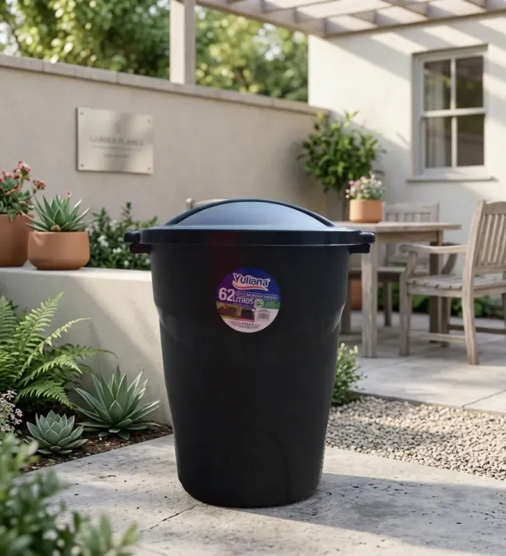 Bote de Basura Sansón con Tapa 62L Yuliana – MX-386