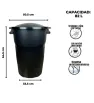 Bote de Basura Sansón con Tapa 82L Yuliana – MX-387