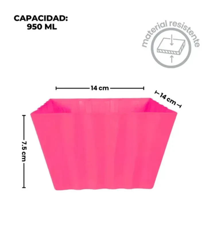 Base para Fiesta No. 2 Plástica 950ml Yuliana – MX-529