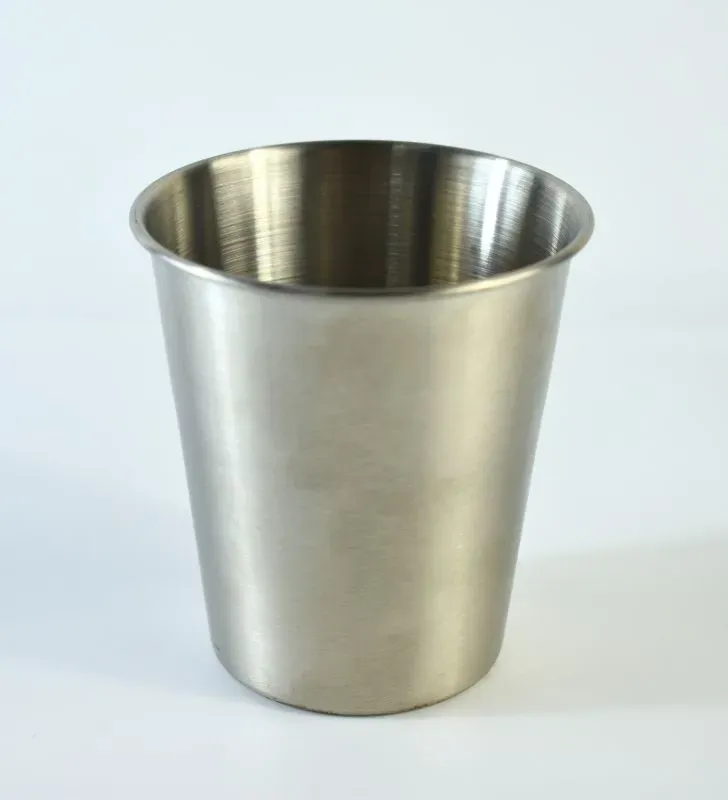 Vaso acero inoxidable 8.3 × 8.9 cm – 300 ml Vaso acero inoxidable 8.3 × 8.9 cm – 300 ml