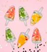 Molde para Paletas Heladas con Glitter Yuliana 6 Cavidades – MX-569