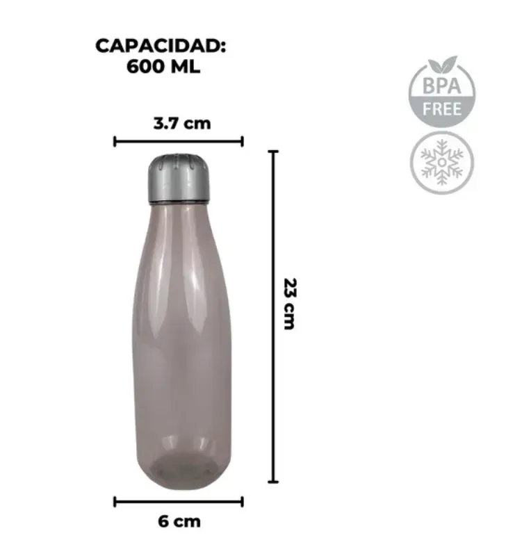 Botella Milk de Plástico 600ml Yuliana – MX-533