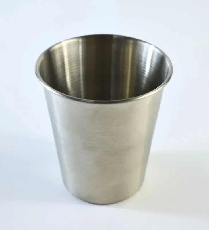 Vaso acero inoxidable 8.3 × 8.9 cm – 300 ml
