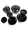 Batería de Peltre Premier 7/3 Decoración Oaxaca Negro Moteado Prodesa