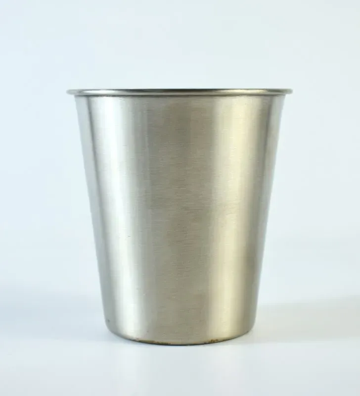 Vaso acero inoxidable 8.3 × 8.9 cm – 300 ml