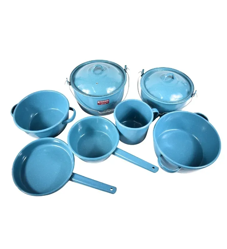 Batería de Cocina Peltre Teresita Azul Turquesa Prodesa