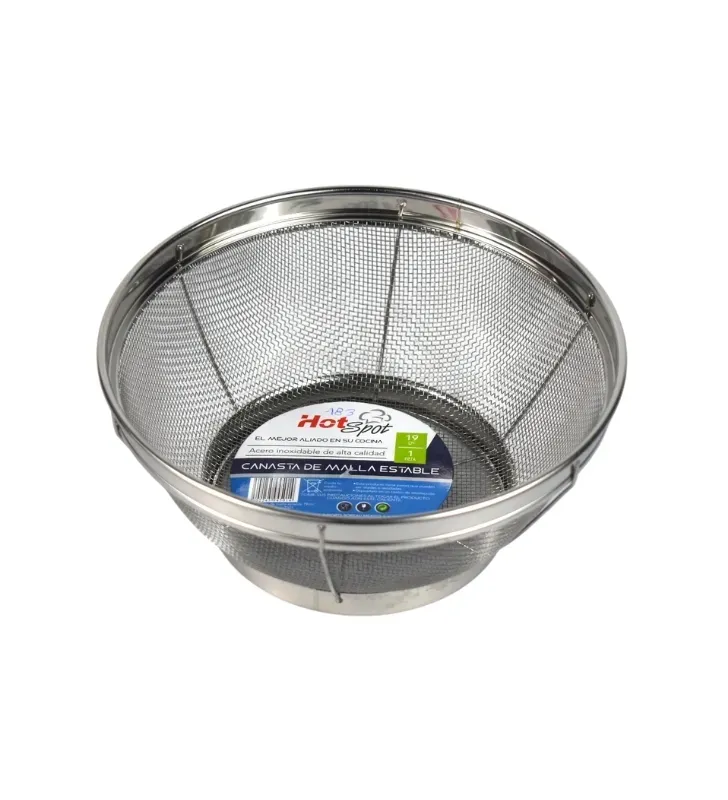 Canasta Estable de Acero Inoxidable 19cm Hot Spot – Z501