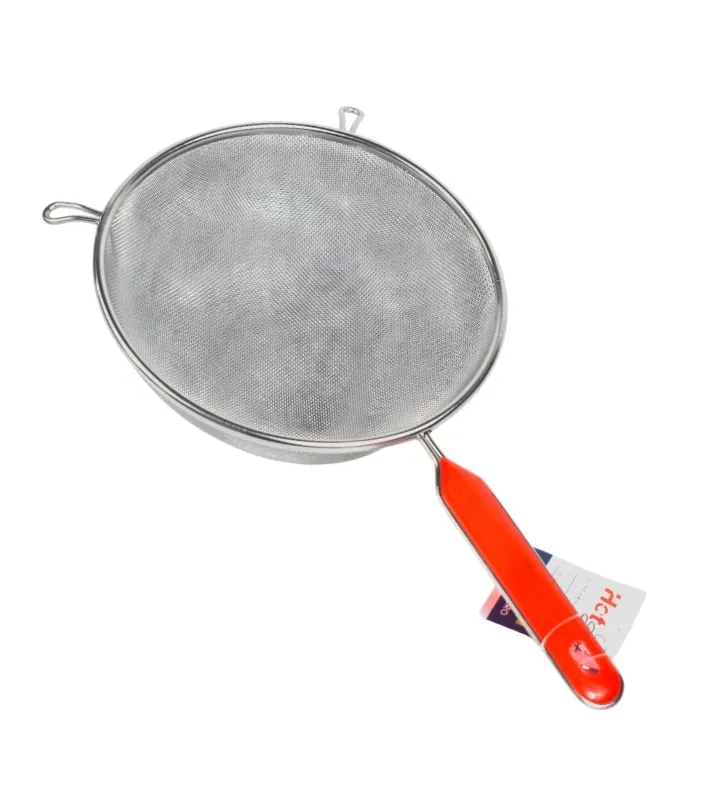 Colador de Acero Inoxidable Malla Roja 20cm Hot Spot – Z617