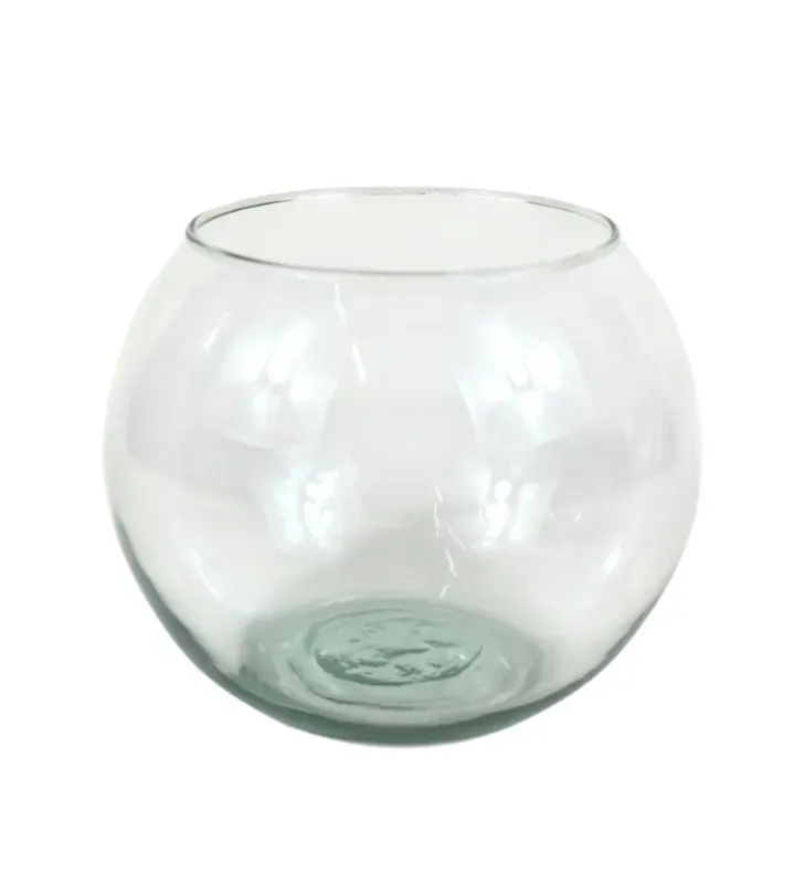 Pecera de Vidrio Esférica No. 08 North Glass – Centro de Mesa