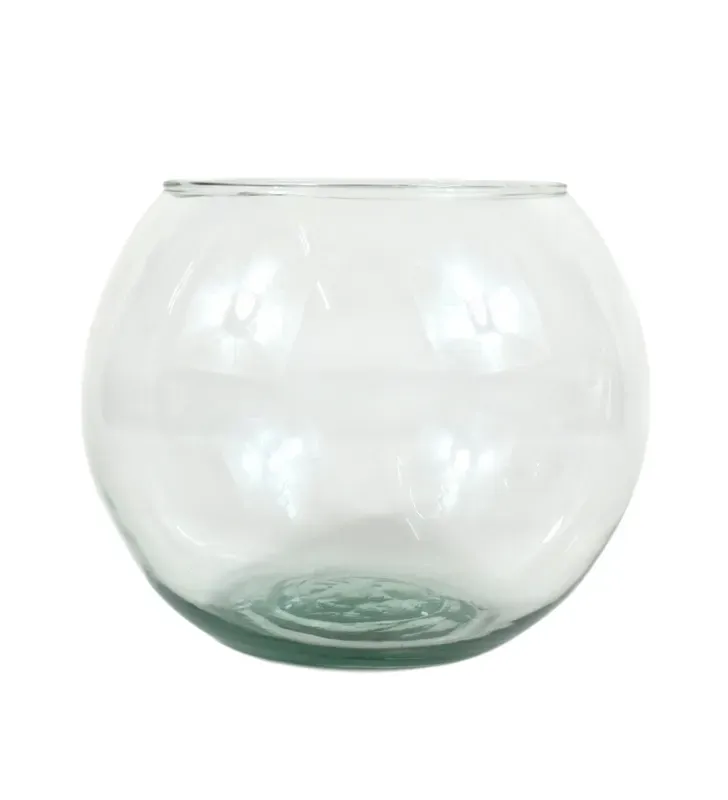 Pecera de Vidrio Esférica No. 08 North Glass – Centro de Mesa