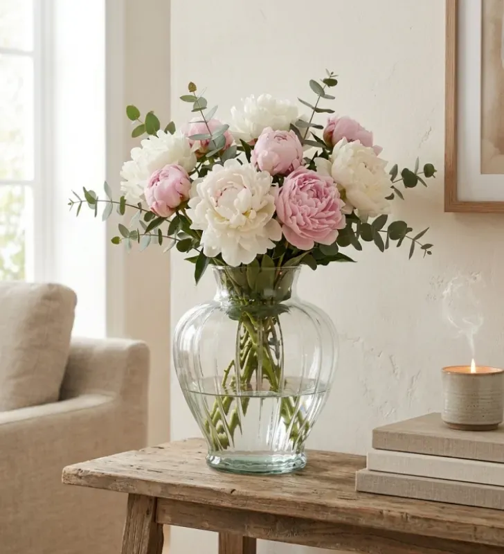 Florero de Vidrio Tipo Tibor Normal North Glass – Cristalería Fina
