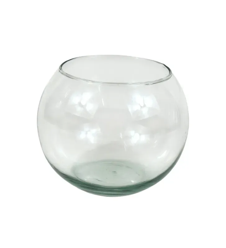 Pecera de Vidrio Esférica No. 06 North Glass – Centro de Mesa