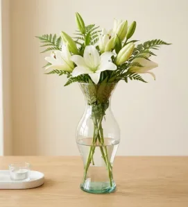 Florero de Vidrio Irlandés Chico North Glass – Centros de Mesa