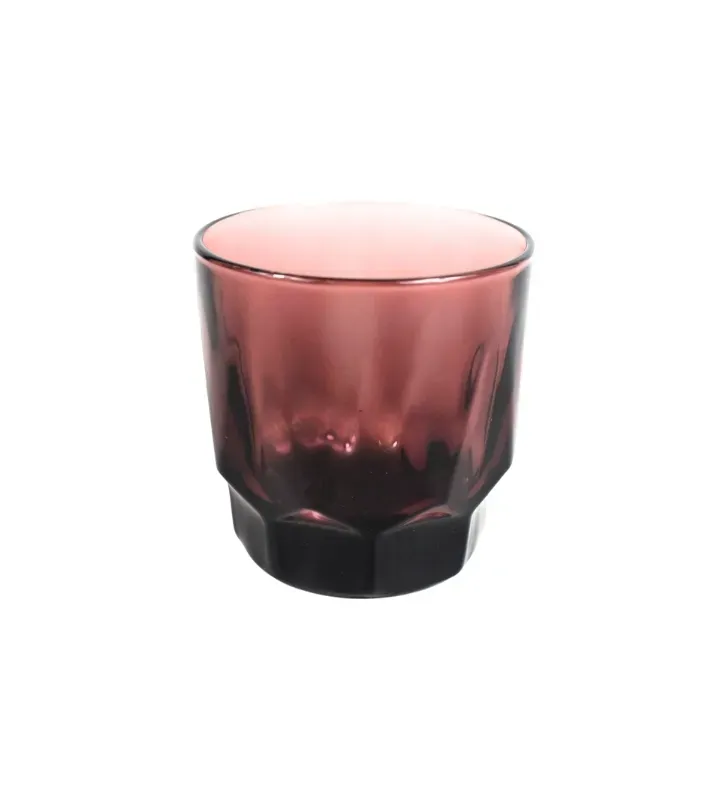 Vaso de Plástico Prisma Uva Lunita 9014 | Facetado Resistente