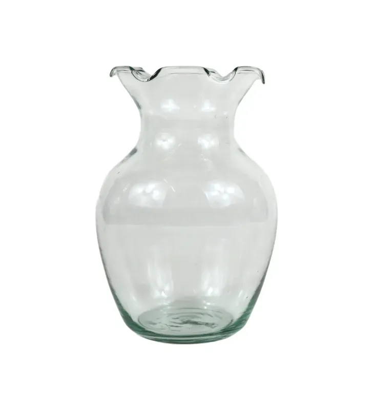 Florero de Vidrio Toscana Chico North Glass – Con Olanes