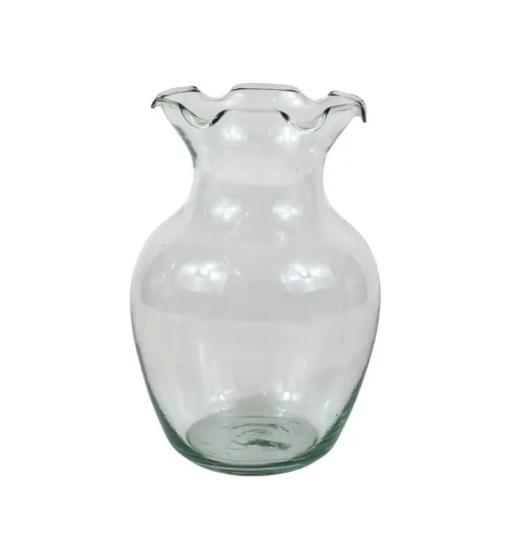 Florero de Vidrio Toscana Chico North Glass – Con Olanes