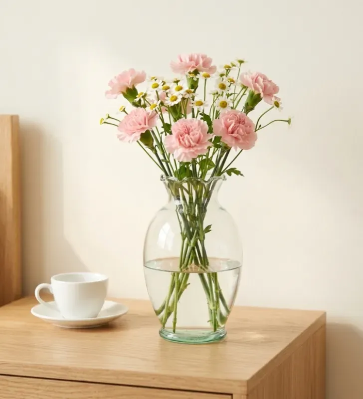 Florero de Vidrio Londres Chico North Glass – Centros de Mesa