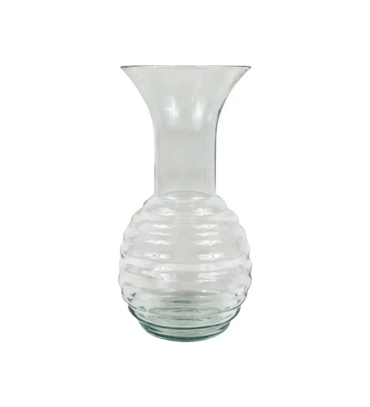 Florero de Vidrio Oruga Mediano North Glass – Florero de Cristal