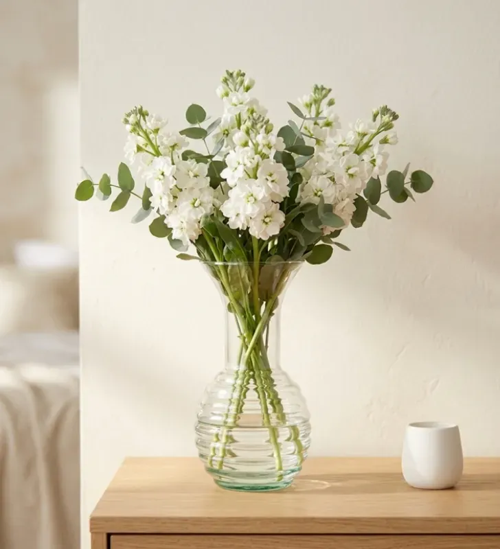 Florero de Vidrio Oruga Mediano North Glass – Florero de Cristal