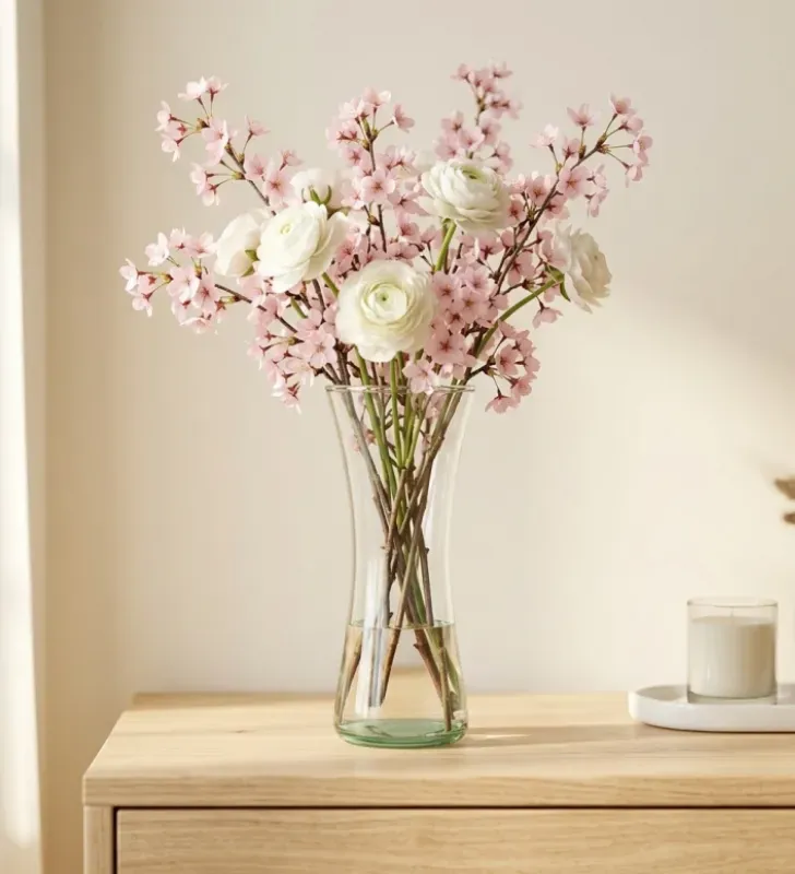 Florero de Vidrio Bambú Chico North Glass – Centros de Mesa