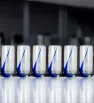 Juego de 6 Vasos de Vidrio Cooler Blue Swirl 472ml | Crisa 6098