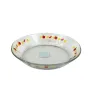 Plato de Vidrio Arcos Manzanas FW7 Crisa – Vajilla Transparente