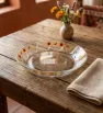 Plato de Vidrio Arcos Manzanas FW7 Crisa – Vajilla Transparente