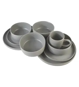 VAJILLA 16PZ COLORES LINEA MATTE