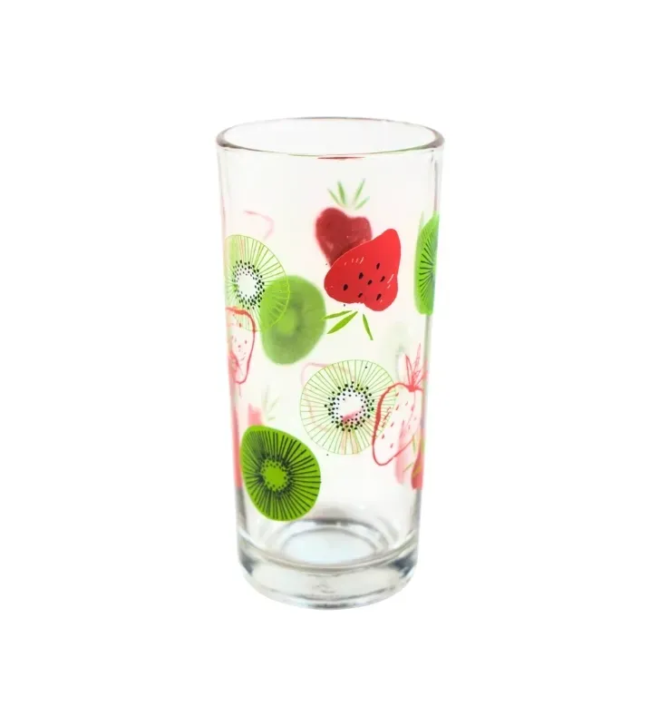 Vaso Decorado Fresa Kiwi 295 ml 9660 Crisa – Vaso de Vidrio