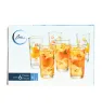 Juego de Vasos Decorados Naranjas 295 ml 6 Pzas Crisa 8360