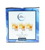 Juego de Vasos Decorados Naranjas 295 ml 6 Pzas Crisa 8360