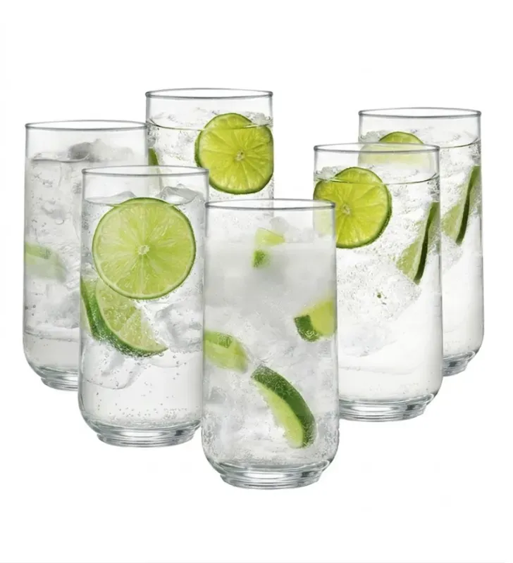 Juego de 6 Vasos Altos Koba 000 Crisa 6098 – Cristalería de Vidrio