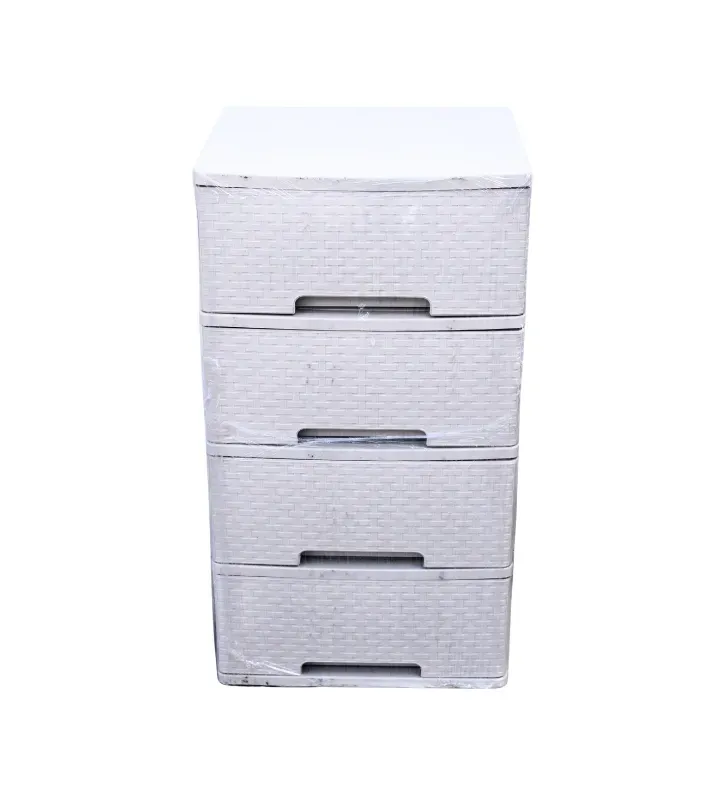 Cajonera de Plástico Vitta 4 Niveles W219 Plasvic – Organizador Ratán