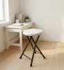 Banco Plegable Bari 48 cm Duna – Asiento de Plástico y Metal